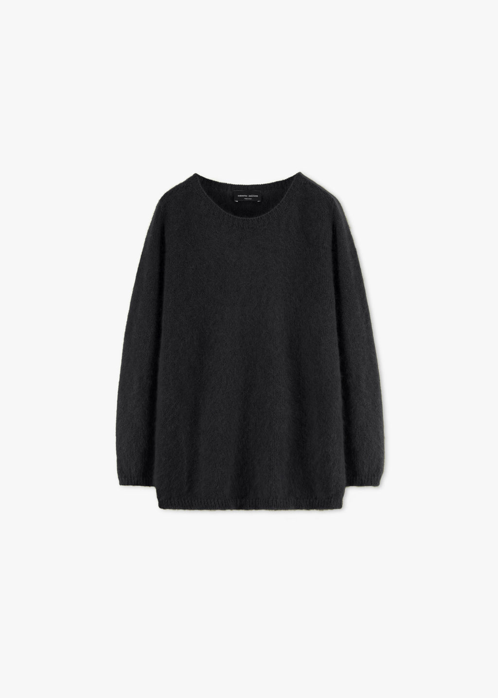 Damen Pullover Angora Pullover Schwarz V Ausschnitt Pullover Damen