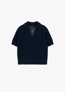 Kurzarm Strick Kurzarm-Strick Pullover