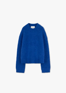 Alpaka-Mix Strickpullover von Closed in blau – Dantendorfer