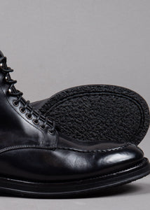 Alberto Fasciani Herren Stiefel Ulisse zum Schnüren in schwarz aus Leder mit Gummisohle